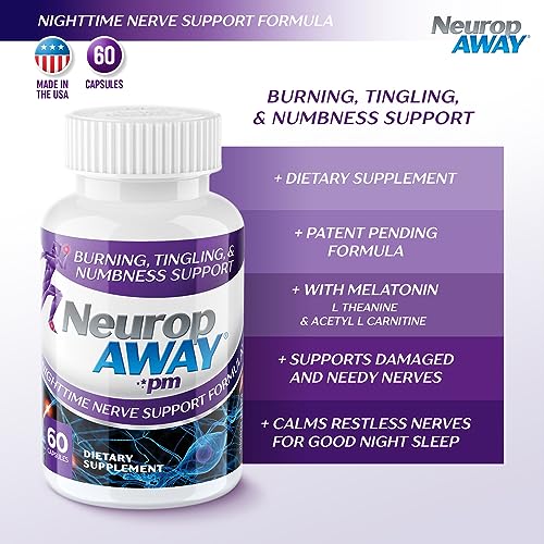 NeuropAWAY Nerve Support PM | 60 Capsules