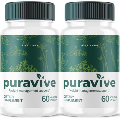 (2 Pack) Puravive Weight Loss Pills, Puravive Capsules Reviews Supplement, Purevive Capsules