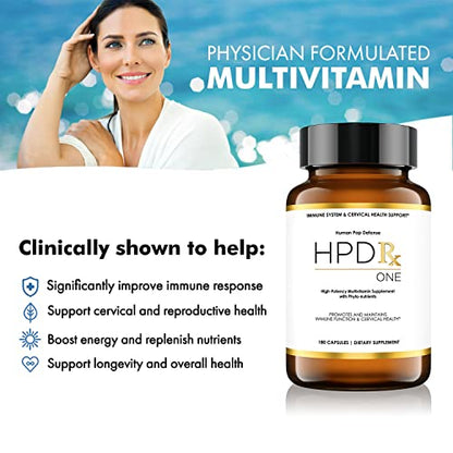 HPD Rx ONE Immunity Boost Multivitamin HPV Supplements for Women and Men