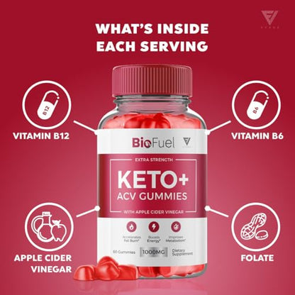 (3 Pack) Biofuel Keto ACV Gummies, Biofuel Keto ACV Gummies Advanced Weight Loss