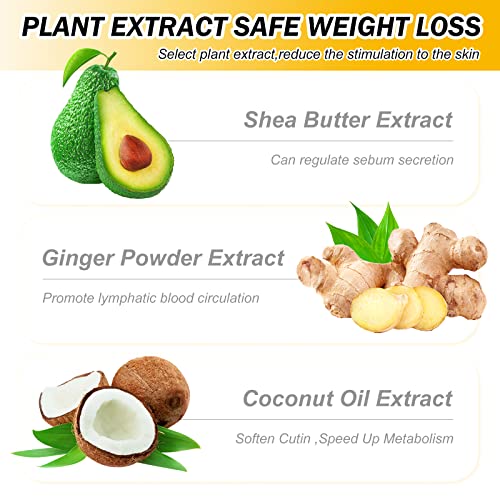 ALIVER Fat Burning Cream Lose Weight Fast for Women, Ginger Slimming Hot Cream That