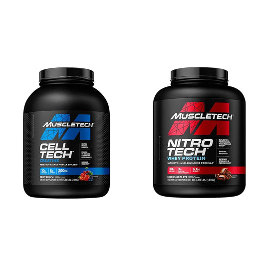 MuscleTech Creatine Monohydrate Powder Cell-Tech Creatine Powder & n Powder Nitro