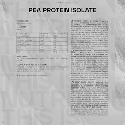 Bulk Pea Protein Isolate Powder, Vegan Protein Shake, 2.5 kg