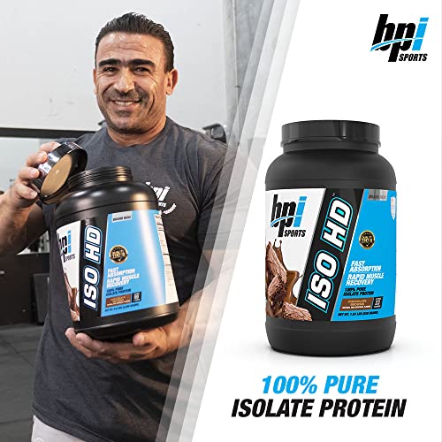 BPI Sports Iso Hd – 100% Whey Protein isolates – Muscle Growth, Recovery, Weight Loss,