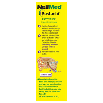 NeilMed Eustachi-Eustachian Tube Exercise-Pop Blocked Ears Safely. Helps Relieve Ear