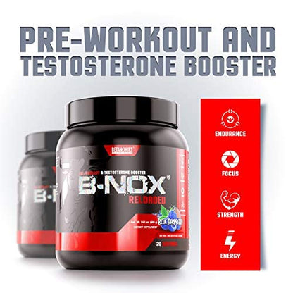 Betancourt Nutrition B-Nox Reloaded Pre Workout | Energy + Focus | Beta Alanine