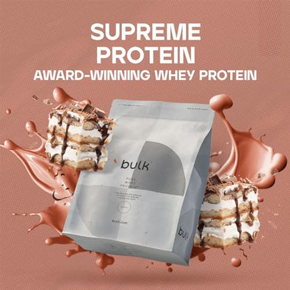 Bulk Pure Whey Protein Powder Shake, Tiramisu, 1 kg, Packaging May Vary