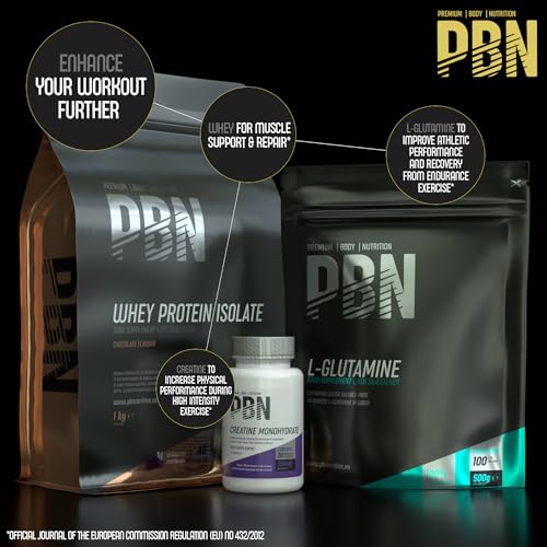 PBN - Premium Body Nutrition - Whey-ISOLATE Protein Powder, 1kg, Chocolate - 33 Servings