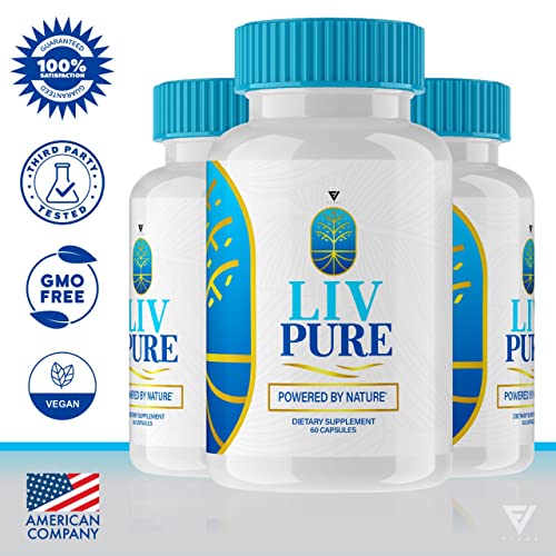 (2 Pack) Liv Pure Loss Pills, Livpure Liver Detox Cleanse Management Capsules Advanced