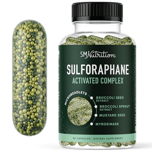 20MG Sulforaphane | From Broccoli Sprouts & Seed Extract | 565MG Microbeadlet 