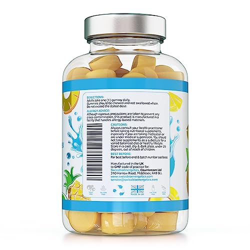 Collagen Complex - 90 Natural Pineapple Flavour Chewable Yummy Gummies