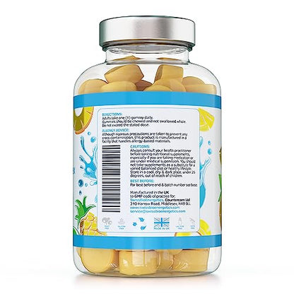 Collagen Complex - 90 Natural Pineapple Flavour Chewable Yummy Gummies