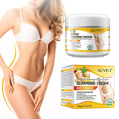 2PCS VOGSIG Ginger Slimming Cream - Anti Cellulite, Fat Burning, Tightening & Moisturizin