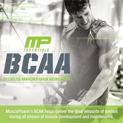 MusclePharm Essentials BCAA, Fruit Punch - 30 Servings