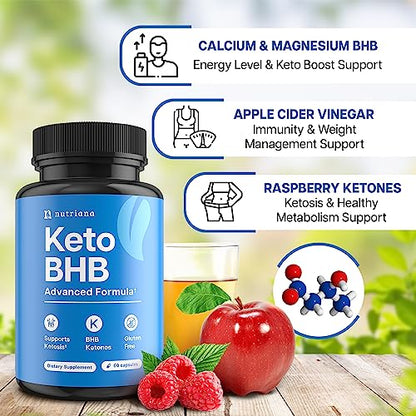 Keto BHB Exogenous Ketones for Men & Women - Keto Supplements for Mental Clarity