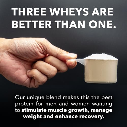 Whey Fantastic Unflavored - 100% Natural Grass Fed Whey Protein Powder - Unique 3