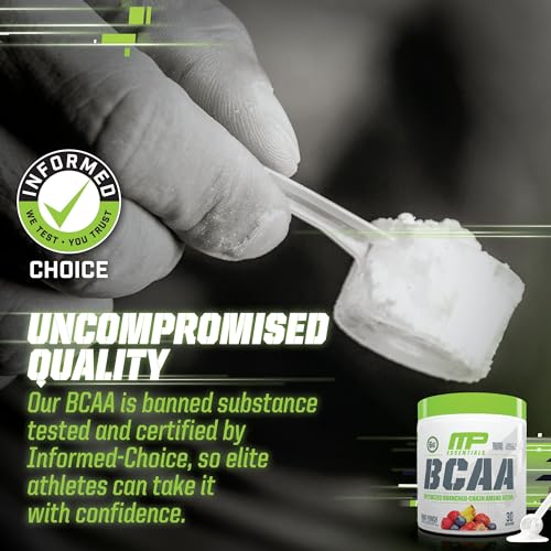 MusclePharm Essentials BCAA, Fruit Punch - 30 Servings