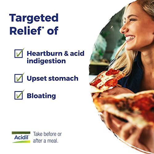 Boiron Acidil On The Go for Relief of Acid Reflux, Heartburn, Indigestion, Bloating, and Upset Stomach