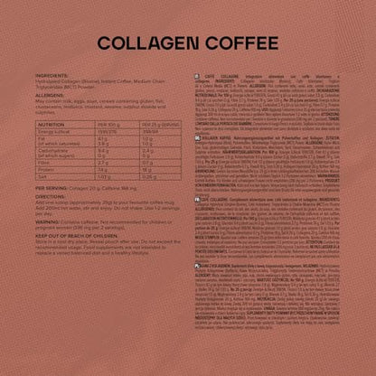 Bulk Collagen Coffee, High Protein, Black, 500 g