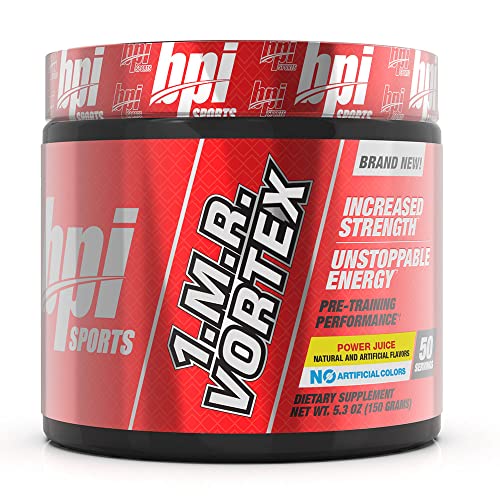 BPI Sports 1.M.R Vortex Pre Workout Powder, Non Habit Forming, Sustained Energy & Nitric