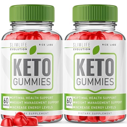 (2 Pack) SlimLife Keto Gummies, SlimLife Evolution Keto Gummies for Advanced Weight Loss