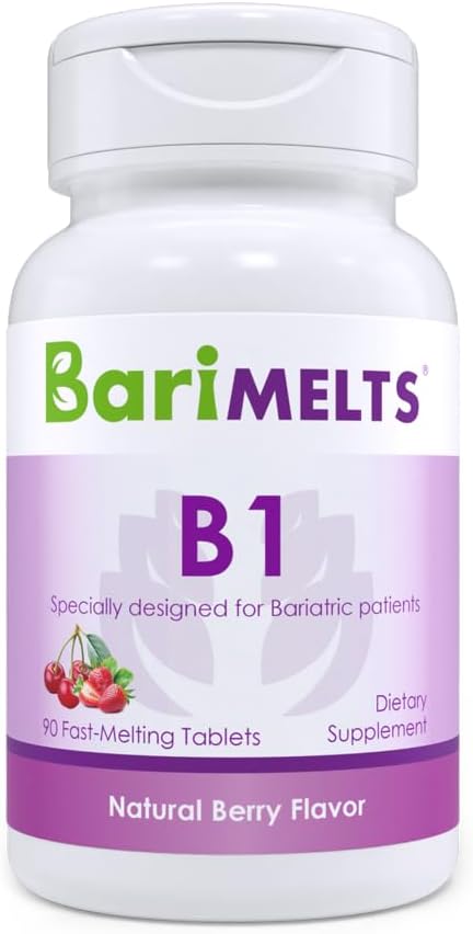 BariMelts B1, Dissolvable Bariatric Vitamins, Sugar-Free, Natural Berry Flavor