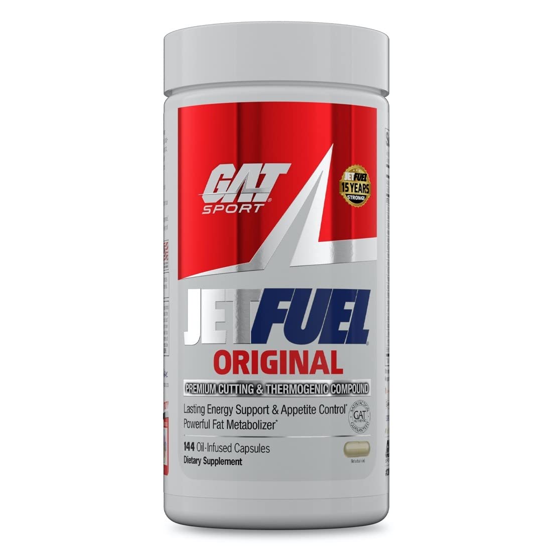 GAT Sport JetFuel Original - Weight Loss Supplement, Energy Booster, Fat Burner, Appetite