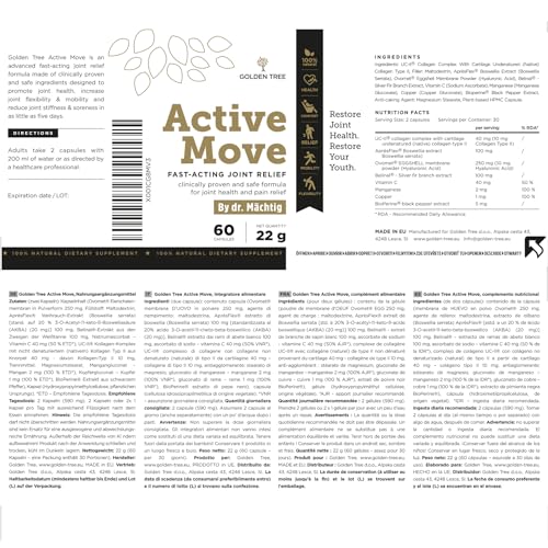 Golden Tree Active Move – Natural Joint Care Supplement Improves Joint Flexibility