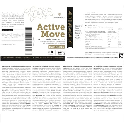 Golden Tree Active Move – Natural Joint Care Supplement Improves Joint Flexibility