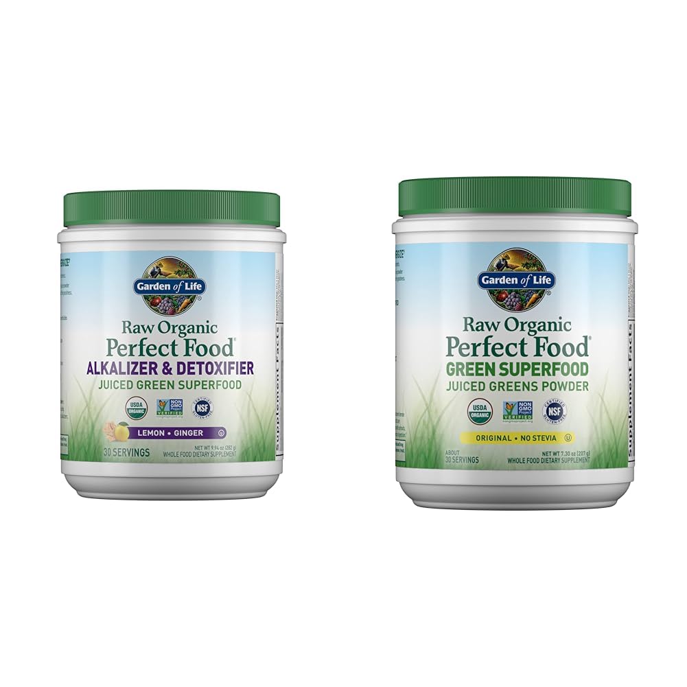 Garden of Life Raw Organic Perfect Food Alkalizer & Detoxifier Juiced Greens Superfood 