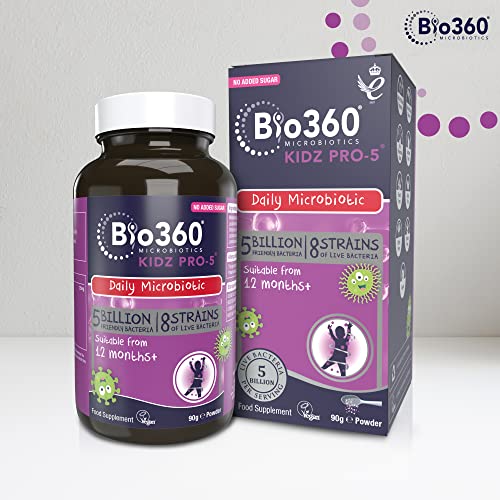 Natures Aid Bio360 Kidz Pro-5 (5 Billion Bacteria) from Natures Aid, Children's Microbiotic