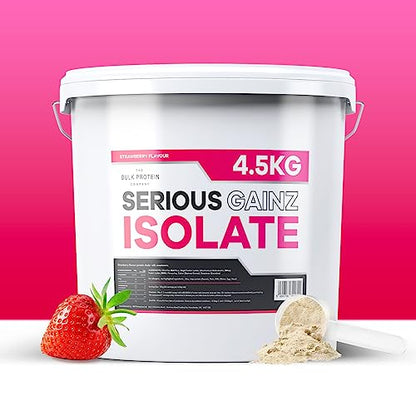 The Bulk Protein Company, Serious Gainz Isolate – 4.5kg – Whey Protein Powder