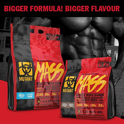 MUTANT Mass Weight Gainer Protein Powder, High-Calorie Workout Shakes