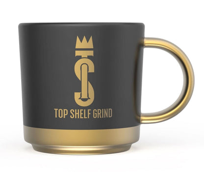 Top Shelf Grind Coffee Mug - The Prosperity Cup (Drink & Grow Rich)