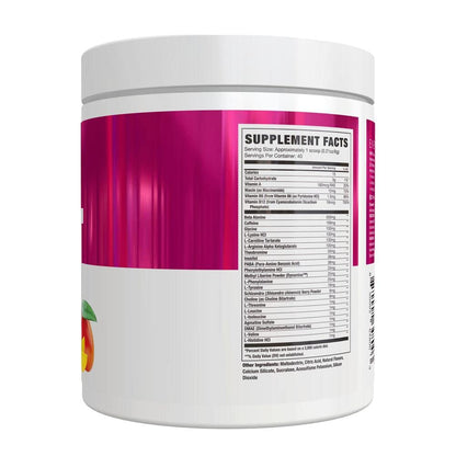 Uplift Pre-Workout for Women (30 Servings) -Hawaiian Sunset -Provides Clean/Sustained