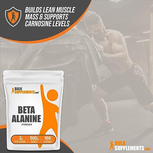 BULKSUPPLEMENTS.COM Beta Alanine Powder - Beta Alanine Pre Workout, Beta Alanine