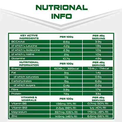 SCI-MX Pro-V Gain - 100% Vegan Chocolate Flavour Soy Protein Powder Isolate + B12 + Magnesium