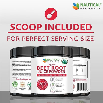 Beet Juice Powder Organic - Cold Pressed - 20:1 Concentrate - Concentrated Beet Root