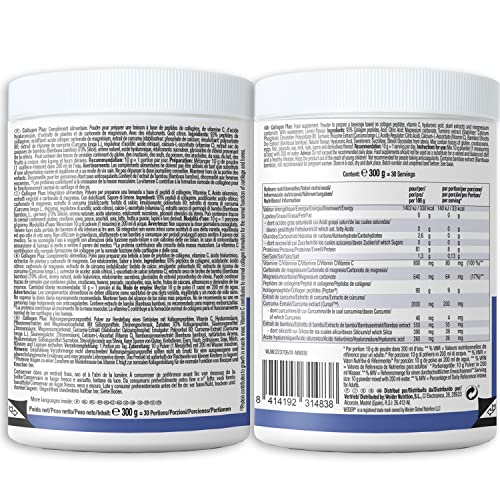 Weider Collagen Plus. Powder Preparation with Collagen peptides (Peptan), hyaluronic Acid