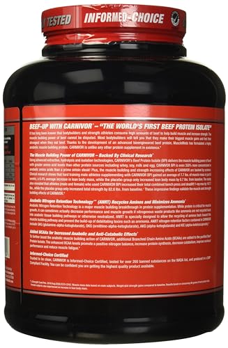 MuscleMeds Carnivor Beef Protein Isolate, 0 Lactose, 0 Sugar, 0 Fat, 0 Cholesterol