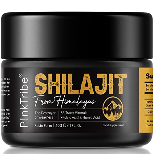 Shilajit Resin, Original Himalayan Shilajit 30g - Gold Grade 100% Pure, Rich in Fulvic 