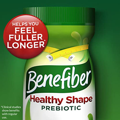 Benefiber Healthy Shape Prebiotic Fiber Supplement Powder for Digestive Health, Daily Fiber Powder