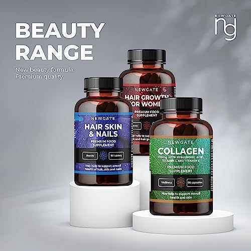 Newgate Labs Marine Collagen 350mg with Hyaluronic Acid, Vitamin C & Vitamin E