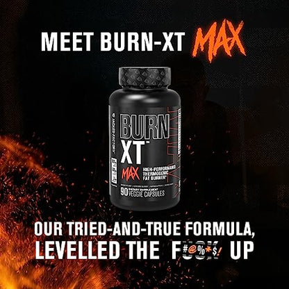 Jacked Factory Burn-XT Max - High-Performance Thermogenic Fat Burner & Appetite Suppressant