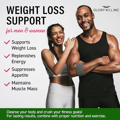 Glory Will Inc Weight Loss Drops Natural Detox Made in USA - Diet Drops for Fat Loss