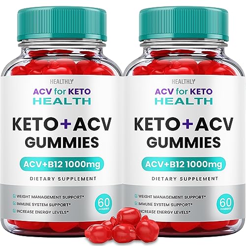 (2 Pack) Acv for Keto Health Gummies - Official Formula, Vegan - Acv for Keto Health Gummies