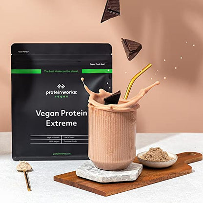 Protein Works - Vegan Protein Extreme | 29g Plant Based Protein | Added Vitamin Blend