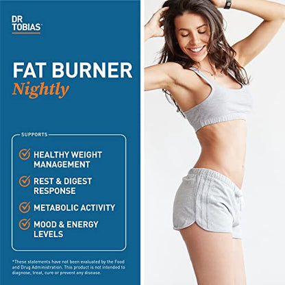 Dr. Tobias Fat Burner Nightly, Night Time Metabolic Support with White Kidney Bean Extract