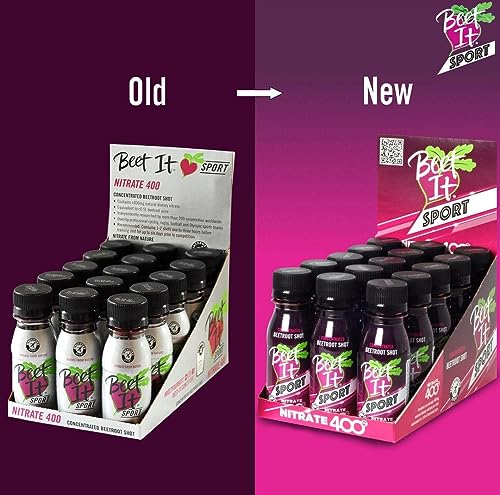 BEET IT Sport Pro-Elite Shot, (15 Shots) Nitrate 400, Non GMO Certified - Each Shot Contains